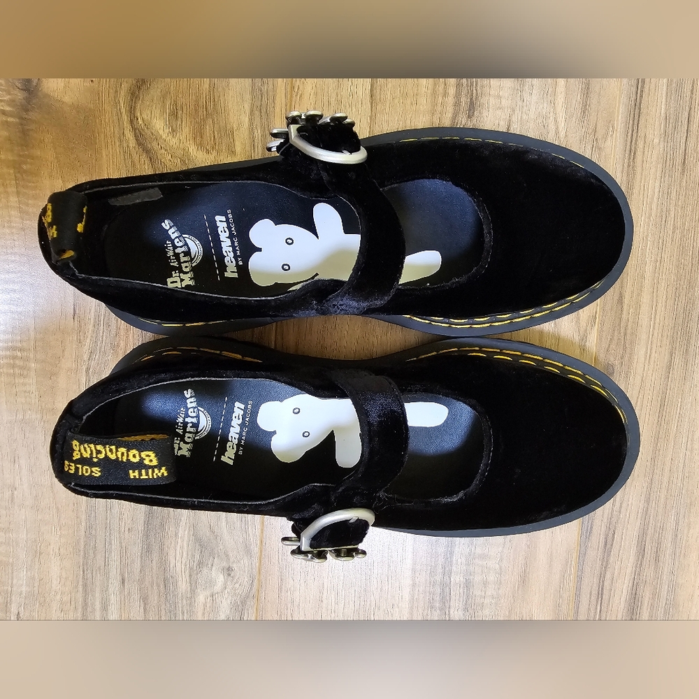 ♥️🧸HOST PICK🧸♥️Dr. Martens ADDINA HEAVEN BY MARC JACOBS VELVET SHOES - Picture 6 of 16